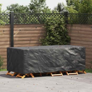 ARDEBO.de - Gartenmöbelabdeckung Schwarz 220 x 110 x 70 cm 600D