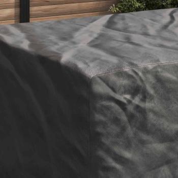Gartenmöbelabdeckung Schwarz 240 x 110 x 70 cm 210D