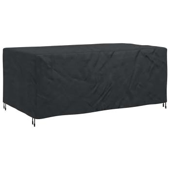 Gartenmöbelabdeckung Schwarz 240 x 110 x 70 cm 210D