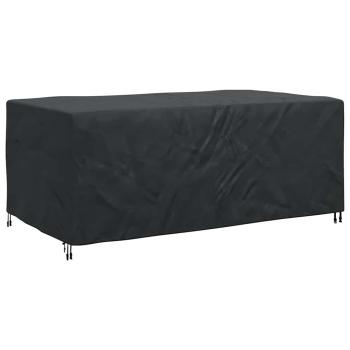 Gartenmöbelabdeckung Schwarz 240 x 110 x 70 cm 210D
