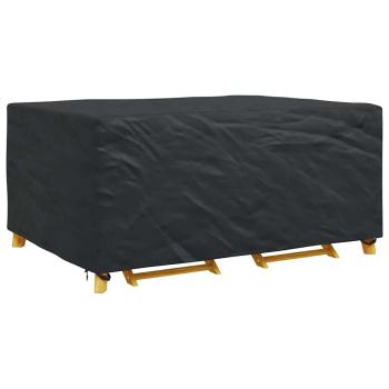 Gartenmöbelabdeckung Schwarz 240 x 180 x 100 cm 210D