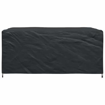 Gartenmöbelabdeckung Schwarz 240 x 180 x 100 cm 210D