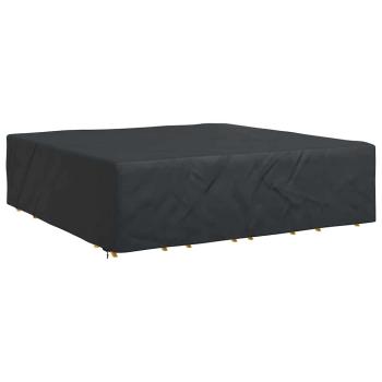Gartenmöbelabdeckung Schwarz 260 x 260 x 90 cm 210D