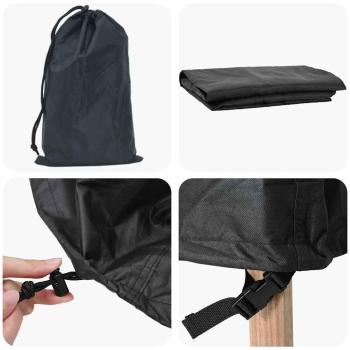 Gartenmöbelabdeckung Schwarz 280 x 204 x 106 cm 210D