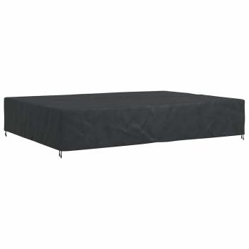 Gartenmöbelabdeckung Schwarz 350 x 260 x 90 cm 210D