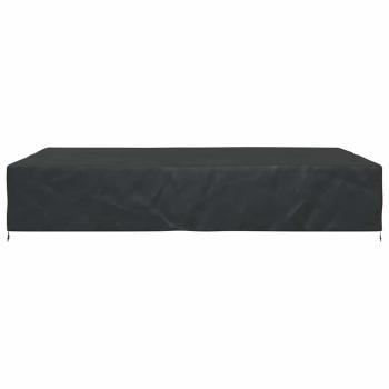 Gartenmöbelabdeckung Schwarz 350 x 260 x 90 cm 210D