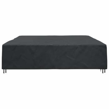Gartenmöbelabdeckung Schwarz 350 x 260 x 90 cm 210D