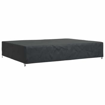 Gartenmöbelabdeckung Schwarz 350 x 260 x 90 cm 210D