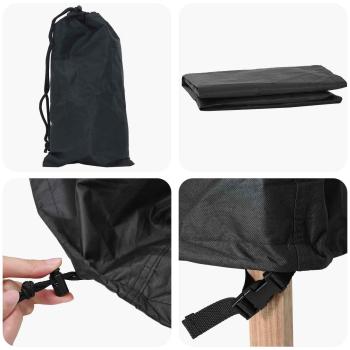 Gartenmöbelabdeckung Schwarz 82 x 82 x 65 cm 420D Oxford Stoff