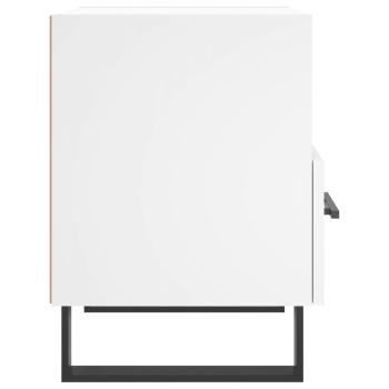 Nachttisch Weiß 40x35x47,5 cm Holzwerkstoff