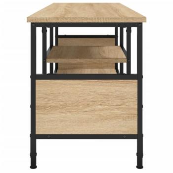 TV-Schrank Sonoma-Eiche 100x35x45 cm Holzwerkstoff & Eisen