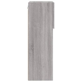 TV-Schränke mit LED-Leuchten 2 Stk. Grau Sonoma 40,5x30x90 cm