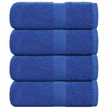 ARDEBO.de - Waschhandtücher 4-tlg. FROGN Blau 30x30 cm 100% Baumwolle