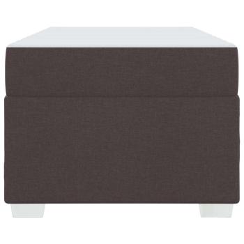 Bettgestell Dunkelbraun 80 x 200 cm Stoff