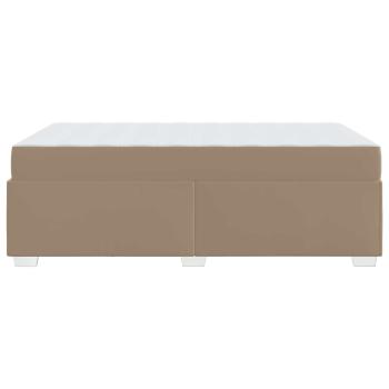 ARDEBO.de - Bettgestell Cappuccino 90 x 200 cm Kunstleder