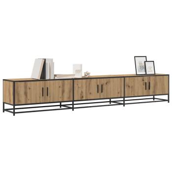 TV-Schränk Eiche handwerklich 240 x 35 x 41 cm Holzwerkstoff