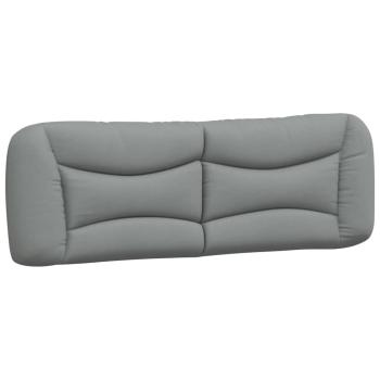 Kopfteil-Kissen "Hvar" Hellgrau 152 cm Stoff