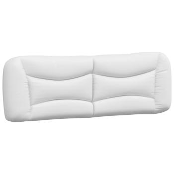 Kopfteil-Kissen "Hvar" Weiß 152 cm Kunstleder