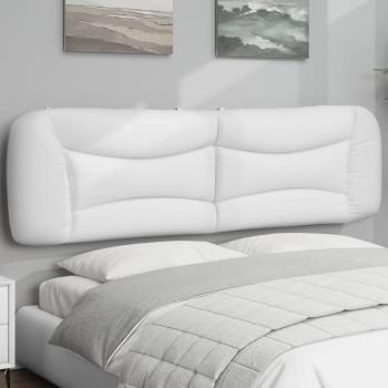 ARDEBO.de - Kopfteil-Kissen "Hvar" Weiß 193 cm Kunstleder