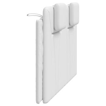 Kopfteil-Kissen "Viana" Weiß 152 cm Kunstleder