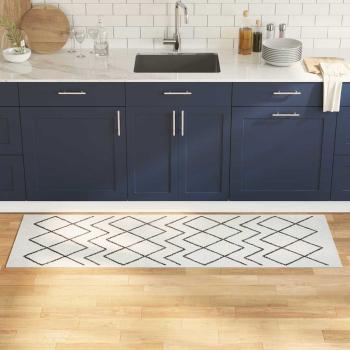 ARDEBO.de - Küchenmatte Geometric Geometrisch 60 x 180 cm Samt