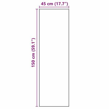 Küchenmatte Floral Blumen 45 x 150 cm Samt