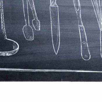 Küchenmatte Other Küchenbereich des Kochs 60 x 180 cm Samt