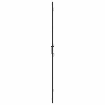 Walk-in Duschwand Schwarz und dunkel-transparent 70 x 190 cm