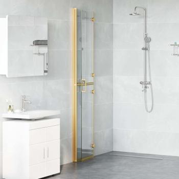 Walk-in Duschwand Sonstiges Golden und Transparent 80 x 190 cm