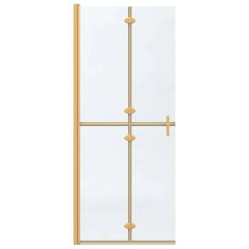 Walk-in Duschwand Sonstiges Golden und Transparent 80 x 190 cm
