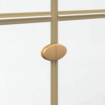 Walk-in Duschwand Sonstiges Golden und Transparent 80 x 190 cm