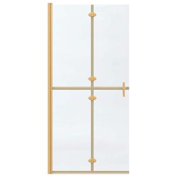 Walk-in Duschwand Sonstiges Golden und Transparent 90 x 190 cm