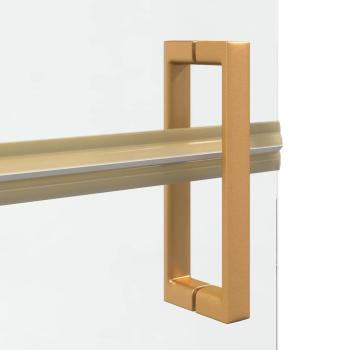 Walk-in Duschwand Sonstiges Golden und Transparent 90 x 190 cm
