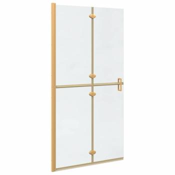 Walk-in Duschwand Sonstiges Golden und Transparent 100 x 190 cm