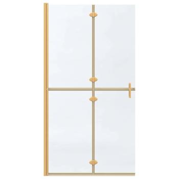 Walk-in Duschwand Sonstiges Golden und Transparent 100 x 190 cm