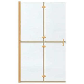 Walk-in Duschwand Sonstiges Golden und Transparent 110 x 190 cm