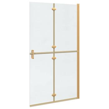 Walk-in Duschwand Sonstiges Golden und Transparent 110 x 190 cm