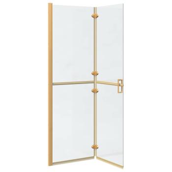Walk-in Duschwand Sonstiges Golden und Transparent 120 x 190 cm
