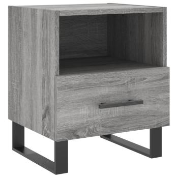 Nachttisch Grau Sonoma 40x35x47,5 cm Holzwerkstoff