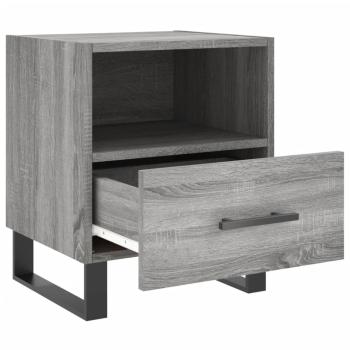 Nachttisch Grau Sonoma 40x35x47,5 cm Holzwerkstoff