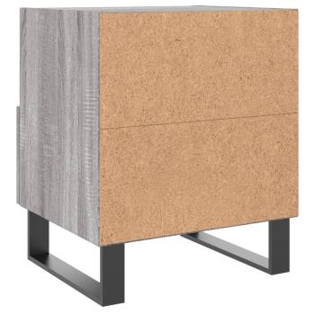 Nachttisch Grau Sonoma 40x35x47,5 cm Holzwerkstoff
