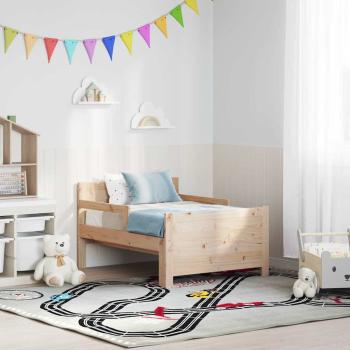 Ausziehbares Bettgestell für Kinder Braun 80 x 130 / 165 / 200 cm
