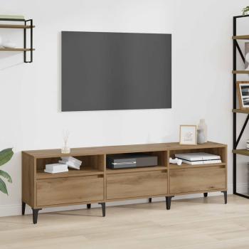 ARDEBO.de - TV-Schränk Eiche handwerklich 150 x 30 x 44.5 cm Holzwerkstoff