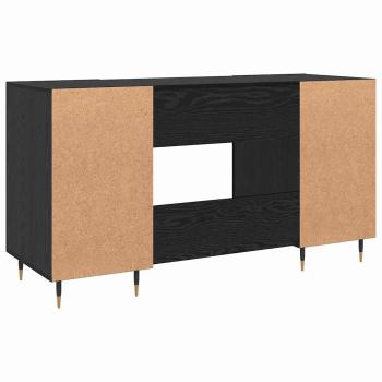 Schreibtisch Schwarze Eiche 140 x 50 x 75 cm Holzwerkstoff