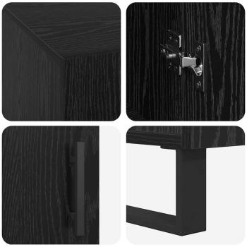 Schreibtisch Schwarze Eiche 140 x 50 x 75 cm Holzwerkstoff