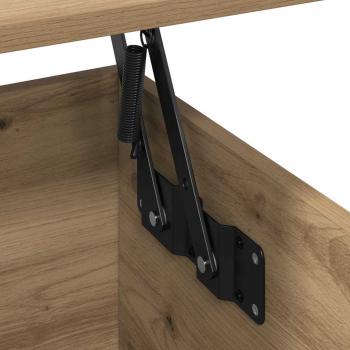 Couchtisch Eiche handwerklich 90 x 44.5 x 45 cm Holzwerkstoff