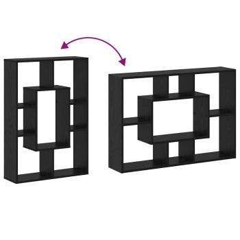 Bücherregal Schwarze Eiche 63 x 20 x 90 cm Holzwerkstoff