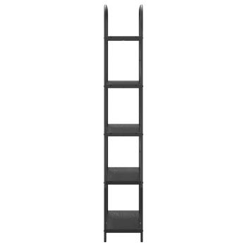 Regal Schwarze Eiche 80 x 30 x 183 cm Holzwerkstoff
