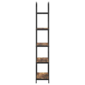 Regal Räuchereiche 80 x 30 x 183 cm Holzwerkstoff