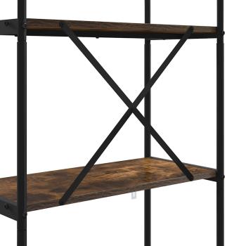 Regal Räuchereiche 80 x 30 x 183 cm Holzwerkstoff